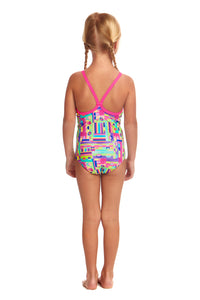 Funkita - Printed One Piece (Toddler Girls) - Jiggy Saw